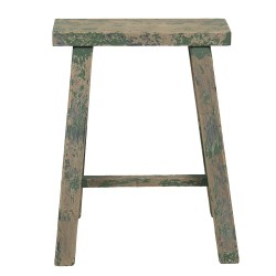 Clayre & Eef Plant Table 39x29x47 cm Green Wood Rectangle