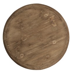 Clayre & Eef Bijzettafel  Ø 56x45 cm Bruin Hout Rond