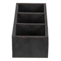 Clayre & Eef Scatola di legno 33x12x7 cm Nero Legno  Rettangolo