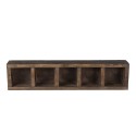 Clayre & Eef Storage Chest 54x12x7 cm Brown Wood Rectangle