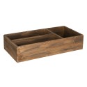 Clayre & Eef Portalettere 43x22x9 cm Marrone Legno  Rettangolo