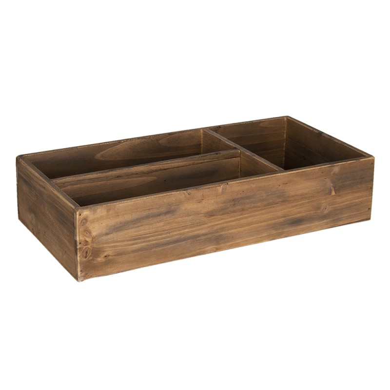 Clayre & Eef Brievenhouder  43x22x9 cm Bruin Hout Rechthoek