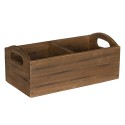 Clayre & Eef Portalettere 30x15x13 cm Marrone Legno  Rettangolo