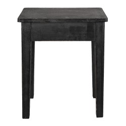 Clayre & Eef Petit table de plante 36x25x43 cm Noir Bois Rectangle