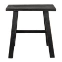 Clayre & Eef Plant Table 42x28x43 cm Black Wood Rectangle