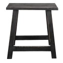 Clayre & Eef Pflanzentischchen 42x29x43 cm Schwarz Holz Rechteck