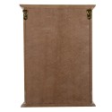 Clayre & Eef Sleutelkastje  20x7x27 cm Bruin Beige Hout Rechthoek Bloemen