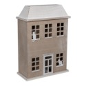 Clayre & Eef Storage Box House 27x12x39 cm Brown Wood Cats