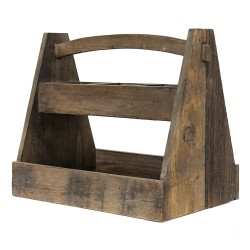 Clayre & Eef Aufbewahrungskiste 46x31x40 cm Braun Holz