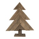 Clayre & Eef Decorazione Albero di Natale 48x10x56 cm Marrone Legno