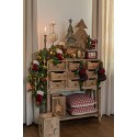 Clayre & Eef Decorazione Albero di Natale 48x10x56 cm Marrone Legno