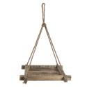 Clayre & Eef Plantenhanger  36x36 cm Bruin Hout