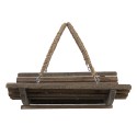 Clayre & Eef Decoratie Schaal  40x29x10 cm Bruin Hout Vierkant