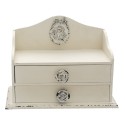 Clayre & Eef Letter Holder 26x14x20 cm White MDF Plastic Angel