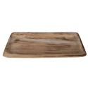 Clayre & Eef Decoratie schaal  40x17x3 cm Bruin Hout Rechthoek