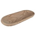 Clayre & Eef Decoratie schaal  40x18x4 cm Bruin Hout Rechthoek