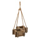 Clayre & Eef Pot de fleurs 38x22x9 cm Marron Bois