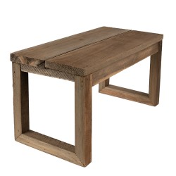 Clayre & Eef Plantentafeltje  38x18x19 cm Bruin Hout Rechthoek