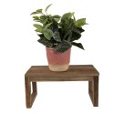 Clayre & Eef Plantentafeltje  38x18x19 cm Bruin Hout Rechthoek