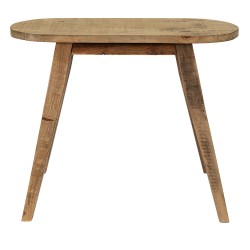 Clayre & Eef Plant Table 49x20x41 cm Brown Wood Oval