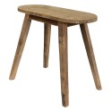 Clayre & Eef Petit table de plante 49x20x41 cm Marron Bois Ovale