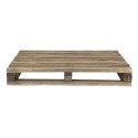 Clayre & Eef Pflanzentischchen 40x32x5 cm Braun Holz Rechteck