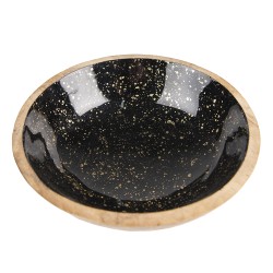 Clayre & Eef Decoratie schaal  Ø 20x7 cm Bruin Hout Rond