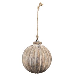 Clayre & Eef Pendant Ø 13 cm Brown Wood