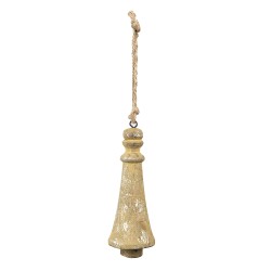 Clayre & Eef Pendant Ø 6x16 cm Brown Wood