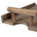 Clayre & Eef Decorazione vassoio 47x23x9 cm Marrone Legno