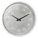 Clayre & Eef Horloge mural Ø 39 cm  Gris Bois Rond