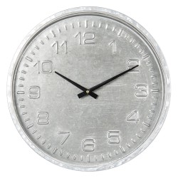 Clayre & Eef Orologio da parete Ø 39 cm  Grigio Legno  Rotondo