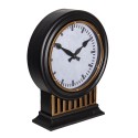 Clayre & Eef Orologio da pavimento 37x45 cm  Nero Metallo