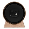 Clayre & Eef Horloge de table 17x20 cm Couleur or Bois Fer Rond