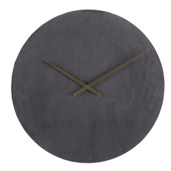 Clayre & Eef Horloge mural Gris Fer Rond