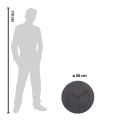 Clayre & Eef Wall Clock Grey Iron Round