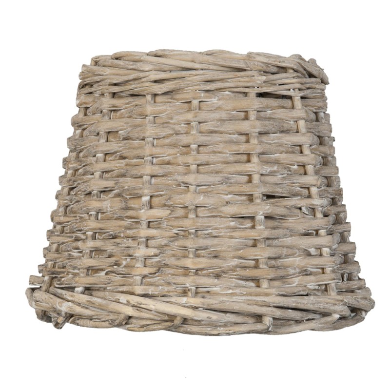 Clayre & Eef Abat-jour Ø 20x15 cm Beige Rotin Rond