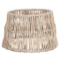 Clayre & Eef Lampenkap  Ø 25x16 cm Beige Rotan Rond