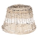 Clayre & Eef Lampenschirm Ø 23x16 cm Beige Rattan Rund