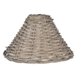 Clayre & Eef Paralume Ø 21x30 cm Marrone Rattan  Triangolo