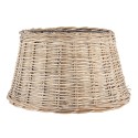 Clayre & Eef Lampenschirm Ø 38x22 cm Braun Rattan Rund