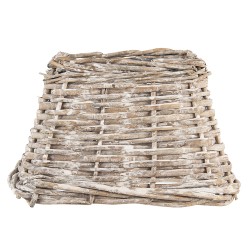 Clayre & Eef Paralume 21x21x14 cm Marrone Rattan  Quadrato