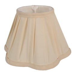 Clayre & Eef Lampshade 20x13 cm Beige Cotton