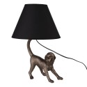 Clayre & Eef Lampe de table Singe 29x27x43 cm  Marron Polyrésine