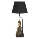 Clayre & Eef Lampada da tavolo Ø 28x60 cm  Color oro Nero Plastica