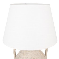 Clayre & Eef Table Lamp Ø 40x65 cm Beige Terracotta