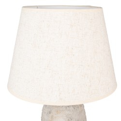 Clayre & Eef Table Lamp Ø 35x70 cm Grey Terracotta