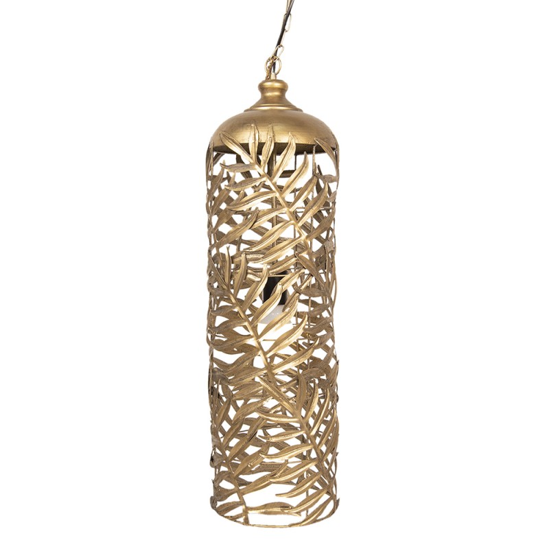 Clayre & Eef Hanglamp  Ø 23x76 cm  Goudkleurig Metaal