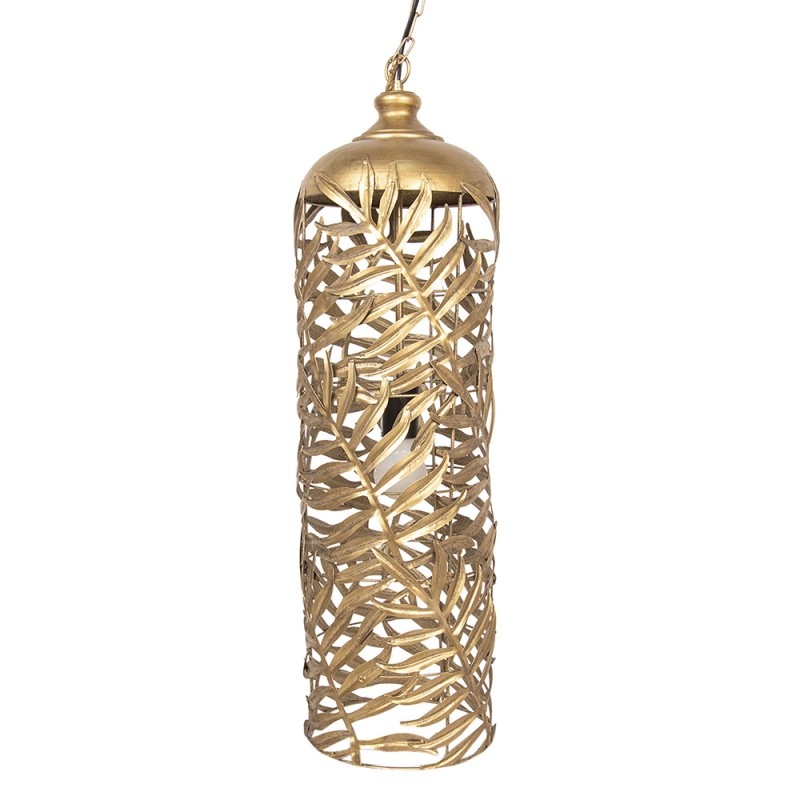 Clayre & Eef Pendant Lamp Ø 23x76 cm  Gold colored Metal