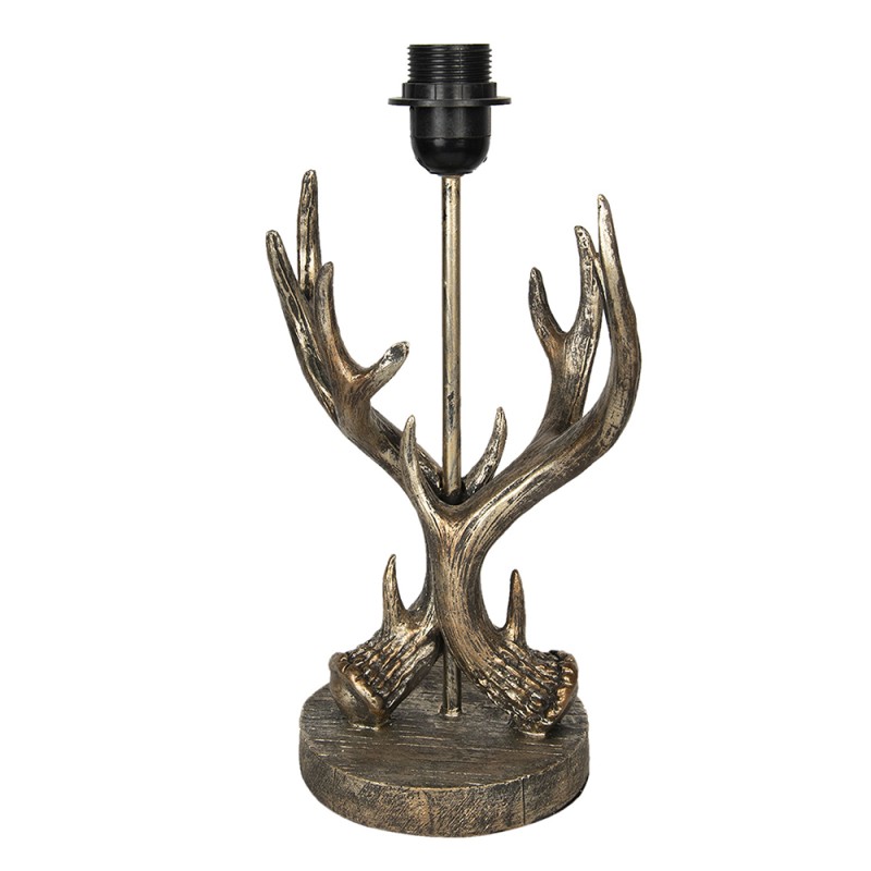 Clayre & Eef Lamp Base  Antler 30x30x49 cm  Brown Polyresin